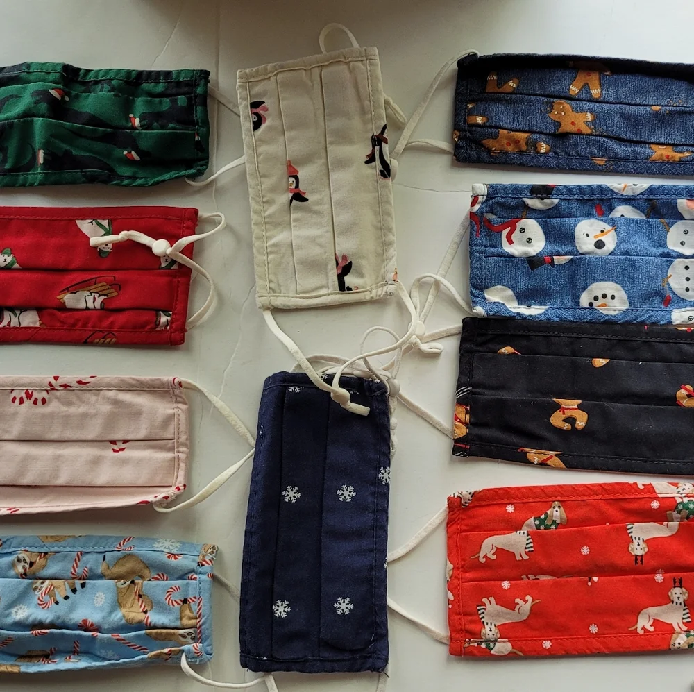 10 kids Holiday masks